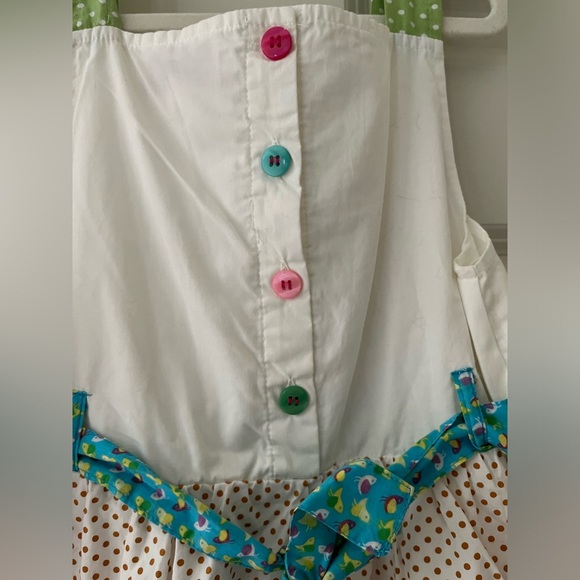 Adorable Powell Craft of England  girls  sundress, patchwork -size 4-5yr - Picture 3 of 7